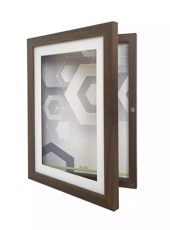 Ramka na rysunki 21x29,7 cm, brązowy