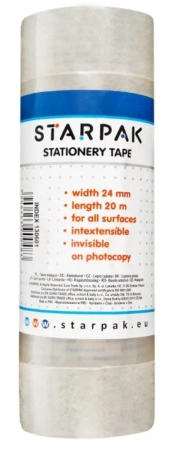Taśma klejąca 24mmx20m (6szt) - STARPAK