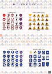 Podkładka na biurko. Bezpieczny rowerzysta - Art-Map