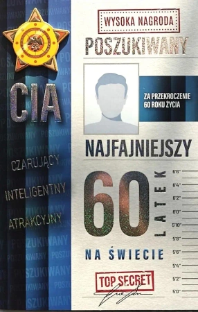 Karnet Urodziny 60 męskie poszukiwany - YEKU