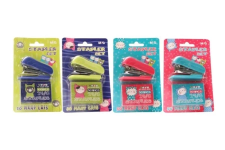 Zszywacz mini So Many Cats + zszywki 24/6 12K M&G - MG