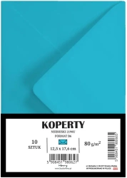 Koperty B6 niebieskie 10szt - Henry