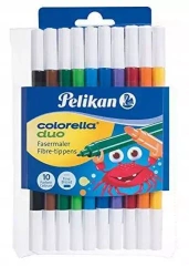 Pisaki Colorella Duo C407 10 kolorów - PELIKAN