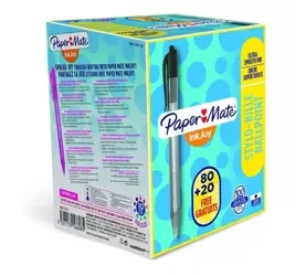 Długopis automatyczny InkJoy czarny (100szt) - Paper Mate