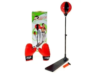 Rękawice bokserskie z gruszką na podstawie - ADAR