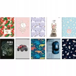 Zeszyt A5/16k linia Wask Kol Basic Top Fol A 20