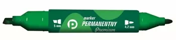 Marker perman. ziel. 2 końcówki (12szt.) KM502-Z2 - Tetis