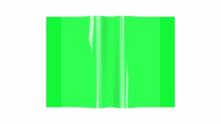 Okładka zeszytowa A4 PVC neon zielony (10szt) - Biurfol