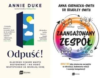 Odpuść! + Zaangażowany zespół PAKIET 2 - Annie Duke