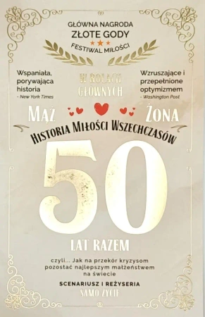 Karnet Rocznica Ślubu - YEKU