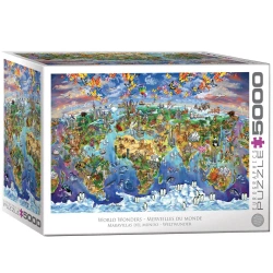 Puzzle 5000 World Wonders 8520-5880 - Eurographics