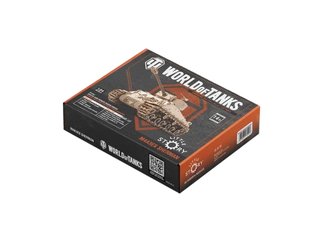 Puzzle Drewniane 3D - M4A3E8 Sherman - Nice Idea