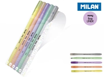 Cienkopis Sway Fineliner Pastel 5 kolorów MILAN