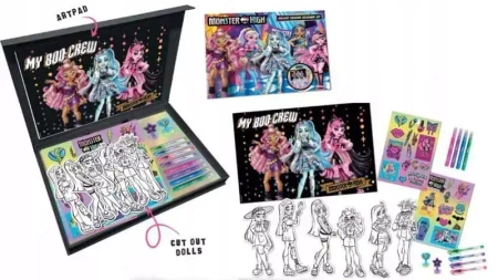 Zestaw do projektowania mody MONSTER HIGH DELUXE Fashion Designer Set 6+