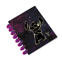 Kołobrulion B5 Disney Gold Stitch Big Ring 100 kartek wzór 3 - PATIO