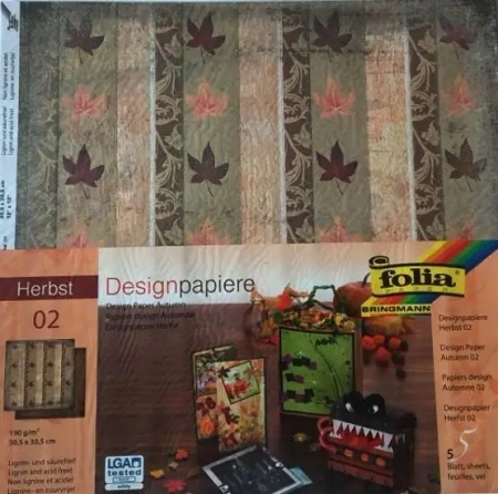 Design-papier 190 g/m2 30,5x30,5cm 5ark - Galeria Hobby