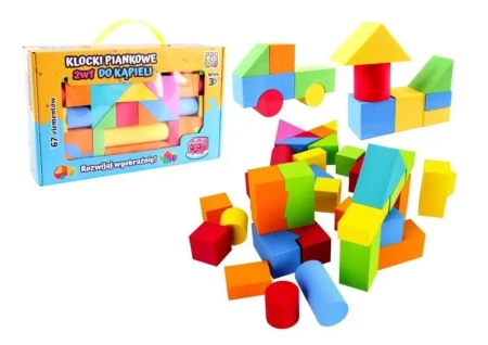 Klocki piankowe 2w1 do kąpieli - Pro Kids