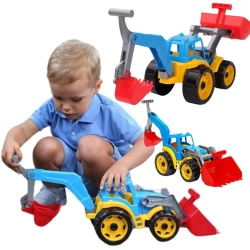 Traktor z elementami spycharki i koparki MIX - Technok