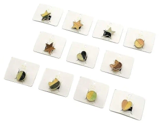 Gumka do włosów ozdobna 4x3,5cm MIX - ADAR