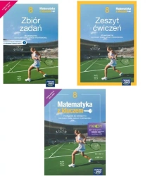 Matematyka z kluczem 8 NEON Podręcznik + zeszyt ćwiczeń + zbiór zadań - Jerzy Janowicz