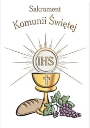 Karnet B6 Komunia. Hostia jak chleb - Henry
