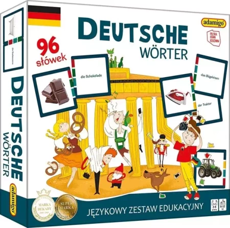 Deutsche worter - językowy zestaw edukacyjny - Adamigo