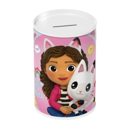 Skarbonka metalowa koci domek Gabi - Diakakis