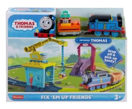 Tomek i Przyjaciele. Dźwig + zestaw torów - Mattel