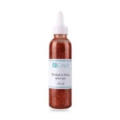 Brokat w kleju czerwony 120ml - Dalprint
