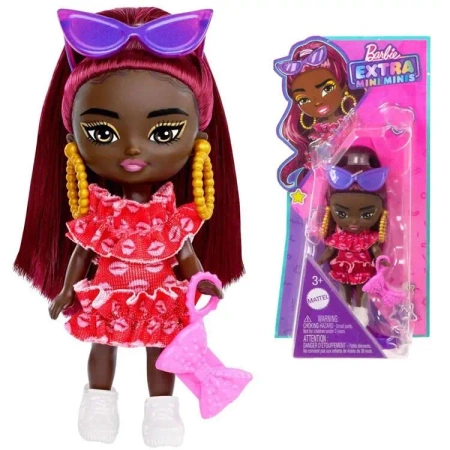 Barbie Extra Mini Minis Lalka falbanki HLN47 - Mattel