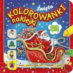 Kolorowanki naklejki Święta - Piotr Kozera