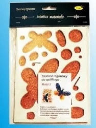 Szablon figurowy do quillingu motyl 14.5x19cm - Galeria Hobby