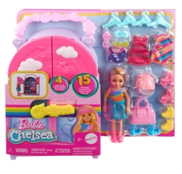 Zestaw z lalką Barbie Chelsea + 15 akcesoriów - Mattel