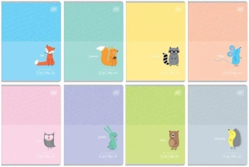 Zeszyt A5/32K trzylinia kolor B&B Pastel (10szt) - INTERDRUK