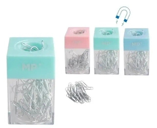 Pojemnik magnetyczny ze spinaczami 50szt MIX - MP Main Paper