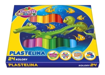 Plastelina 24 kolory - Sweet colours