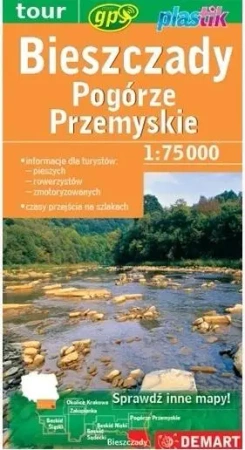 Mapa tur - Bieszczady i Pogórze Przemyskie - Opracowanie zbiorowe