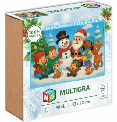 Puzzle 90 Bałwanek i Przyjaciele - Multigra