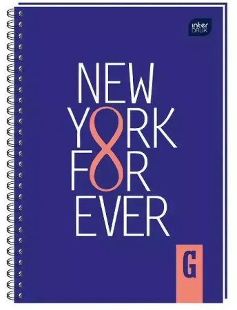 Kołozeszyt B5/100k kratka Int Kol Marg Fluo