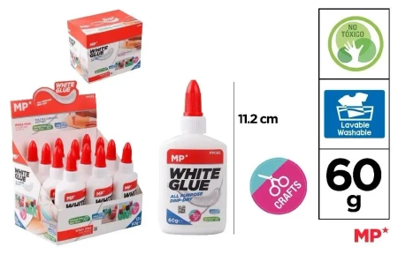 Klej biały w płynie 60ml - MP Main Paper