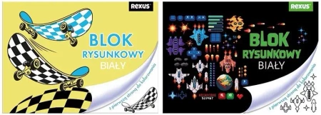 Blok rysunkowy A4/20K biały No name - Chłopiec mix - Beniamin
