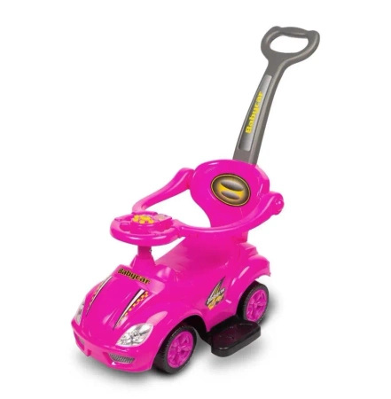 Jeździk Race Car 2w1 z dźwiękiem pink - Toyz