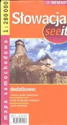 Słowacja mapa samochodowa 1:280 000 - Opracowanie zbiorowe