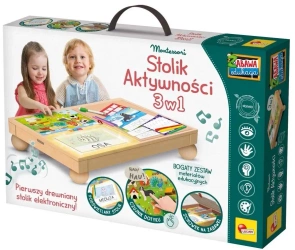 Montessori Biurko aktywności 3w1 - Lisciani