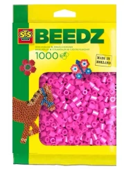 Koraliki do prasowania 1000 szt. ciemny róż