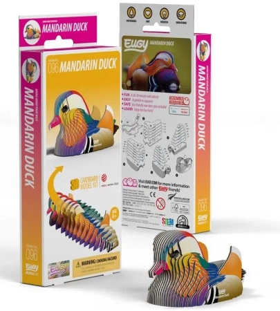 Kaczka Mandarynka Eugy. Eko Układanka 3D - Eugy