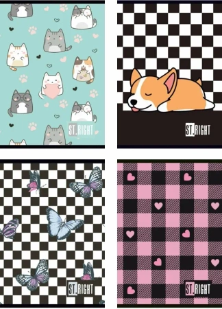 Zeszyt A5/32K linia dwukolorowa mix (15szt) - ST-MAJEWSKI