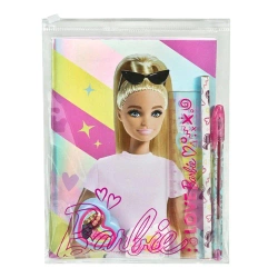 Zestaw przyborów szkolnych w saszetce Barbie 7el - Cass film