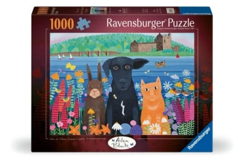 Puzzle 2D: Zwierzaki i zamek 1000el - Ravensburger