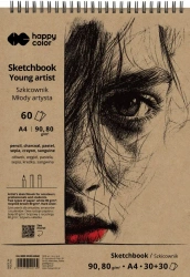 Szkicownik A4/60K Młody Artysta HAPPY COLOR - GDD